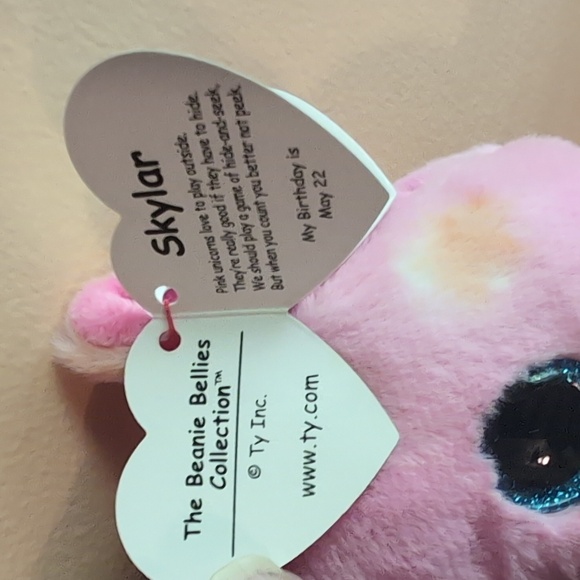 NWT TY Beanie Bellies Skylar The Unicorn - Picture 8 of 9